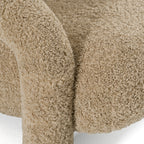 Trevor - Modern Tan Fabric Accent Chair