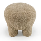 Trevor - Modern Tan Fabric Ottoman