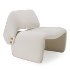 Tristan Modern Off White Fabric Accent Chair