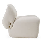 Tristan Modern Off White Fabric Accent Chair