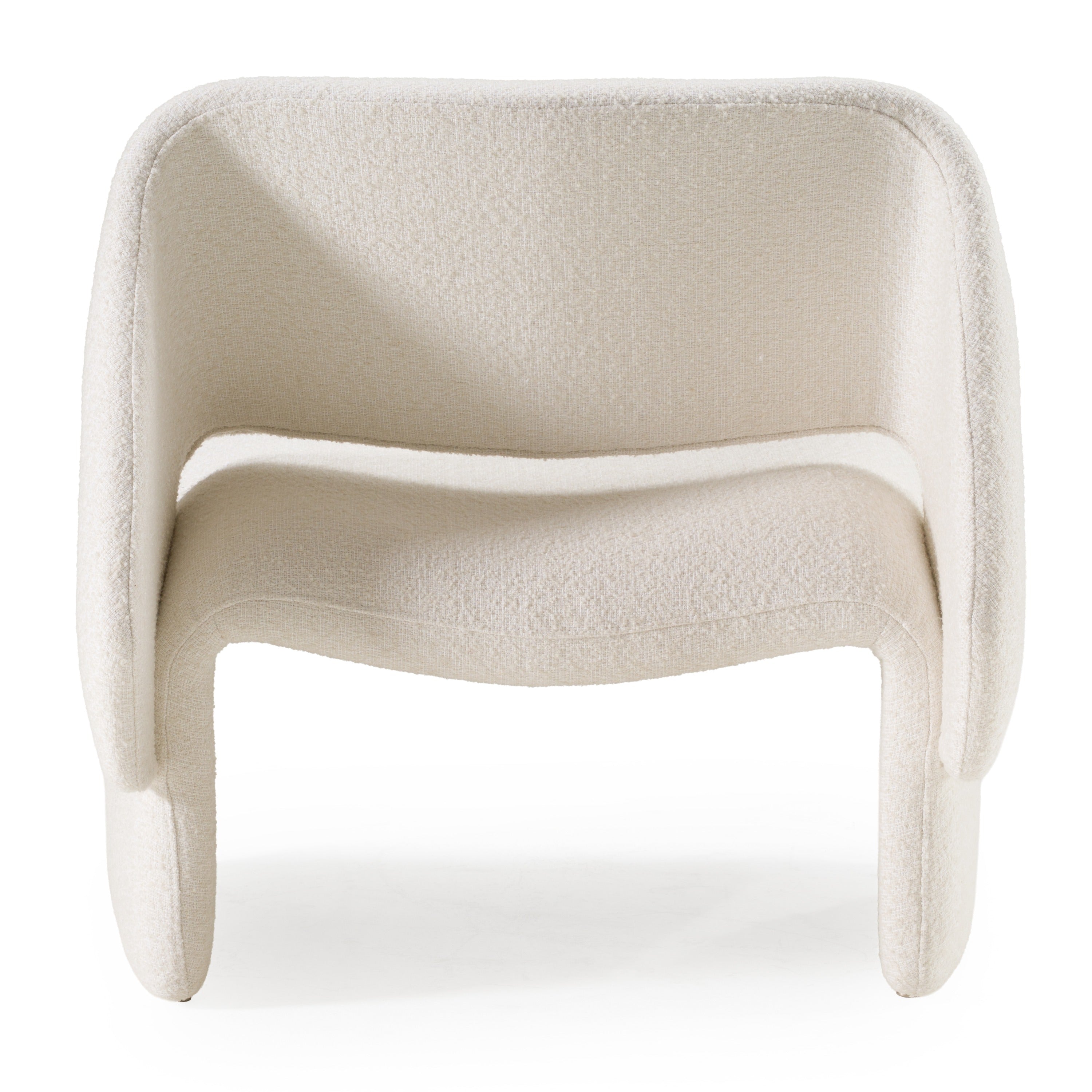 Tristan Modern Off White Fabric Accent Chair
