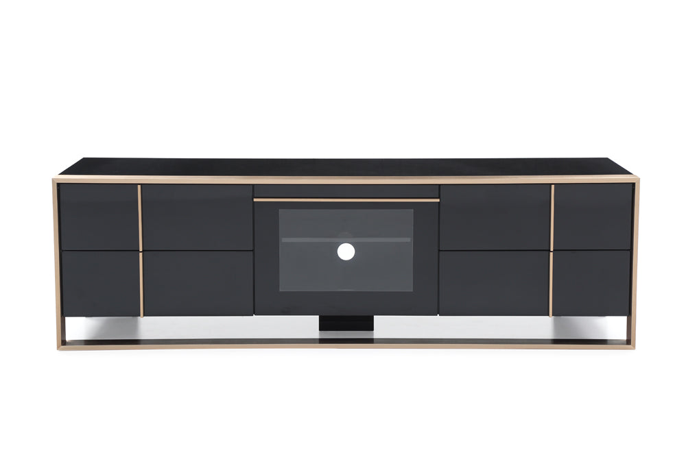 Cartier Modern Black & Rosegold TV Stand