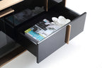 Cartier Modern Black & Rosegold TV Stand