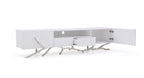 Legend 79" - Wide Modern White TV Stand