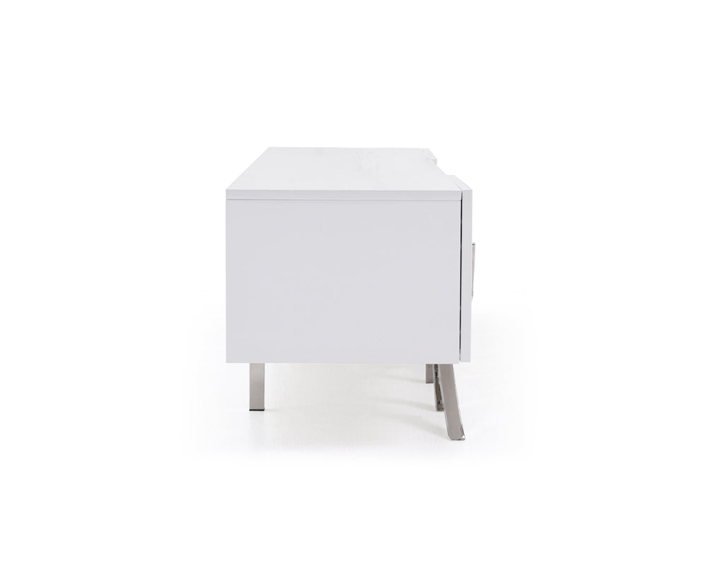 Legend 79" - Wide Modern White TV Stand