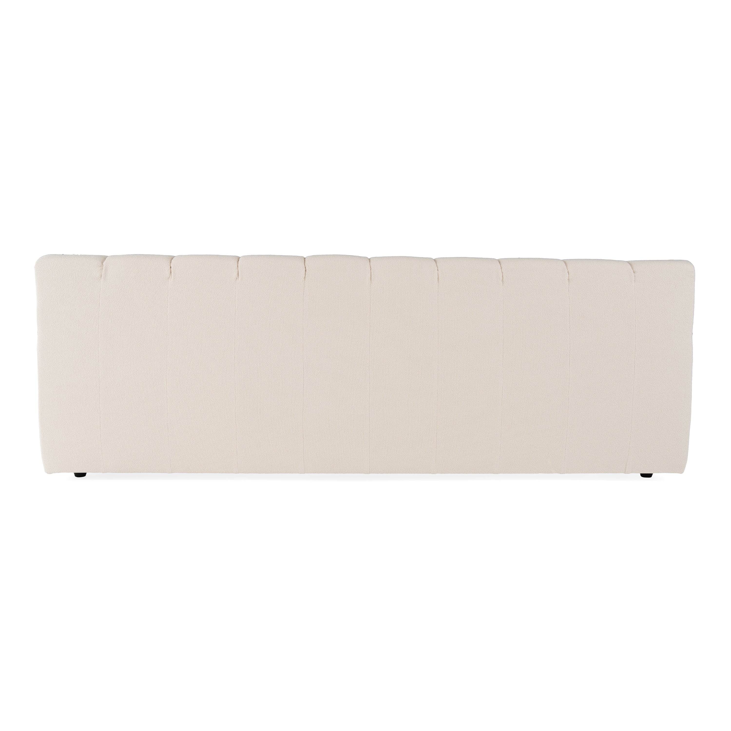 Tyree - Modern Tufted Off-White Fabric Bed - Modern Tufted Off - White Fabric Bed