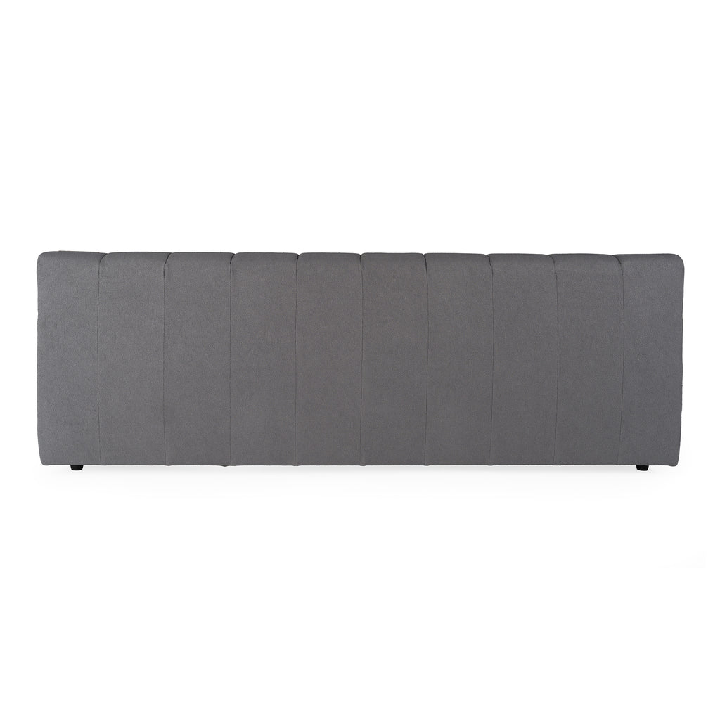 Eastern King Tyree - Modern Tufted Grey Fabric Bed - Modern Tufted Grey Fabric Bed