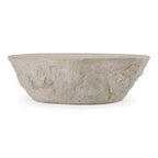 Tyrel - Modern Beige Fiberform Coffee Table