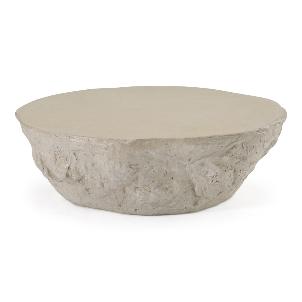 Tyrel - Modern Beige Fiberform Coffee Table