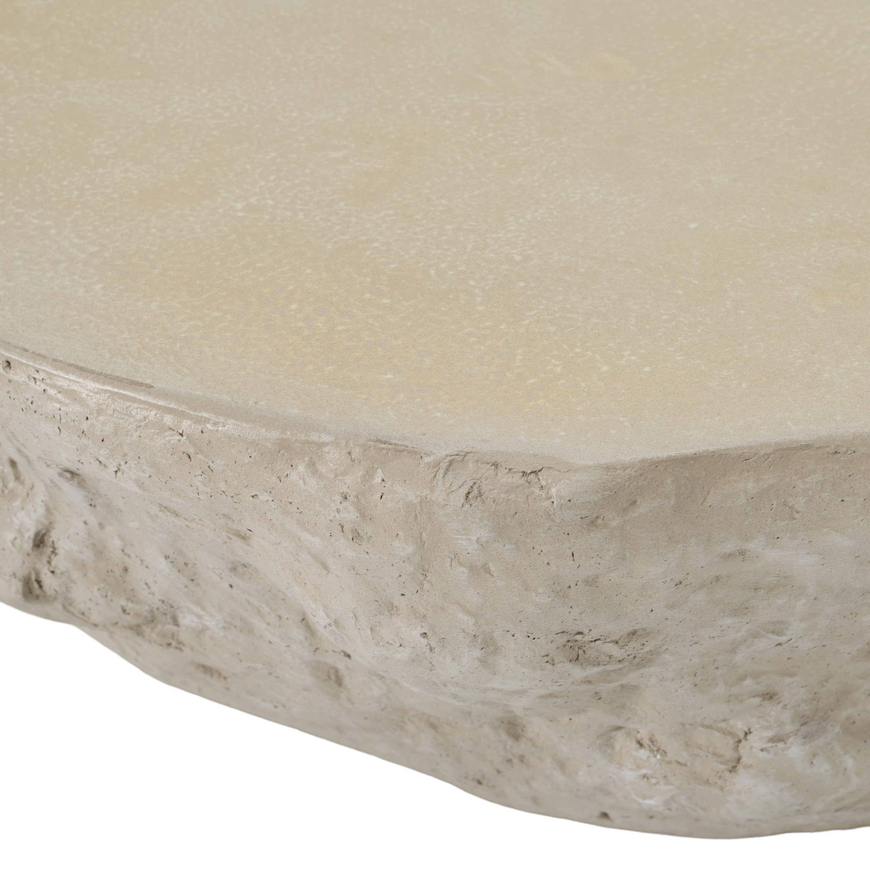 Tyrel - Modern Beige Fiberform Coffee Table