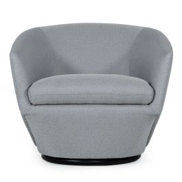 Tyson - Modern Grey Fabric Accent Chair