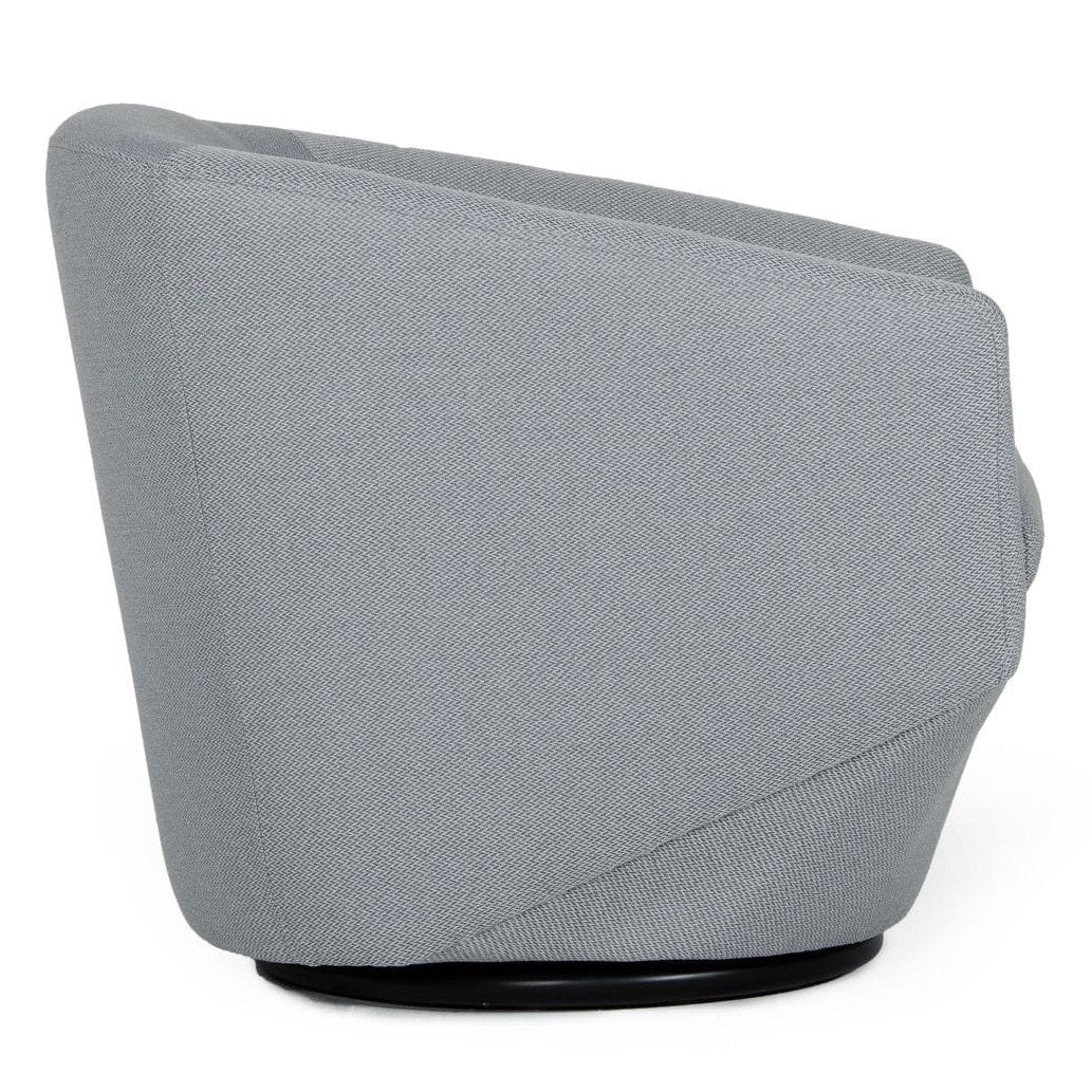 Tyson - Modern Grey Fabric Accent Chair