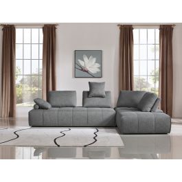 Edgar - Modern Grey Fabric Modular Sectional Sofa