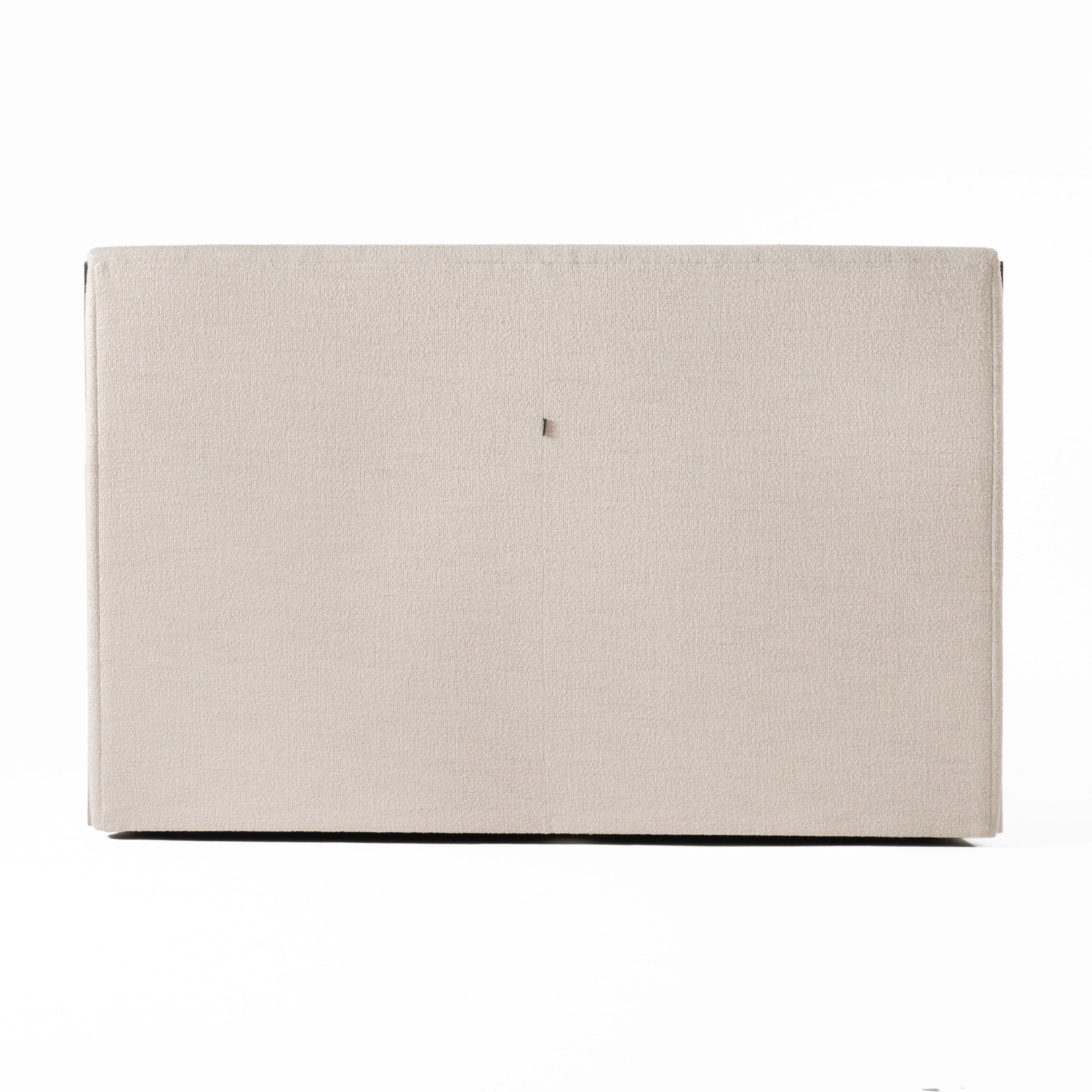 Valhalla - Contemporary White Fabric Bed - Contemporary White Fabric Bed