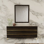 Queen Velondra - Modern Eucalypto + Marble 4-Piece Bedroom Set - Modern Eucalypto + Marble 4 - Piece Bedroom Set