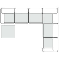 Vicki - Modern Grey Fabric Modular Sectional Sofa - Modern Grey Fabric Modular Sectional Sofa