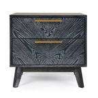 Diana - Modern Grey Ash Nightstand