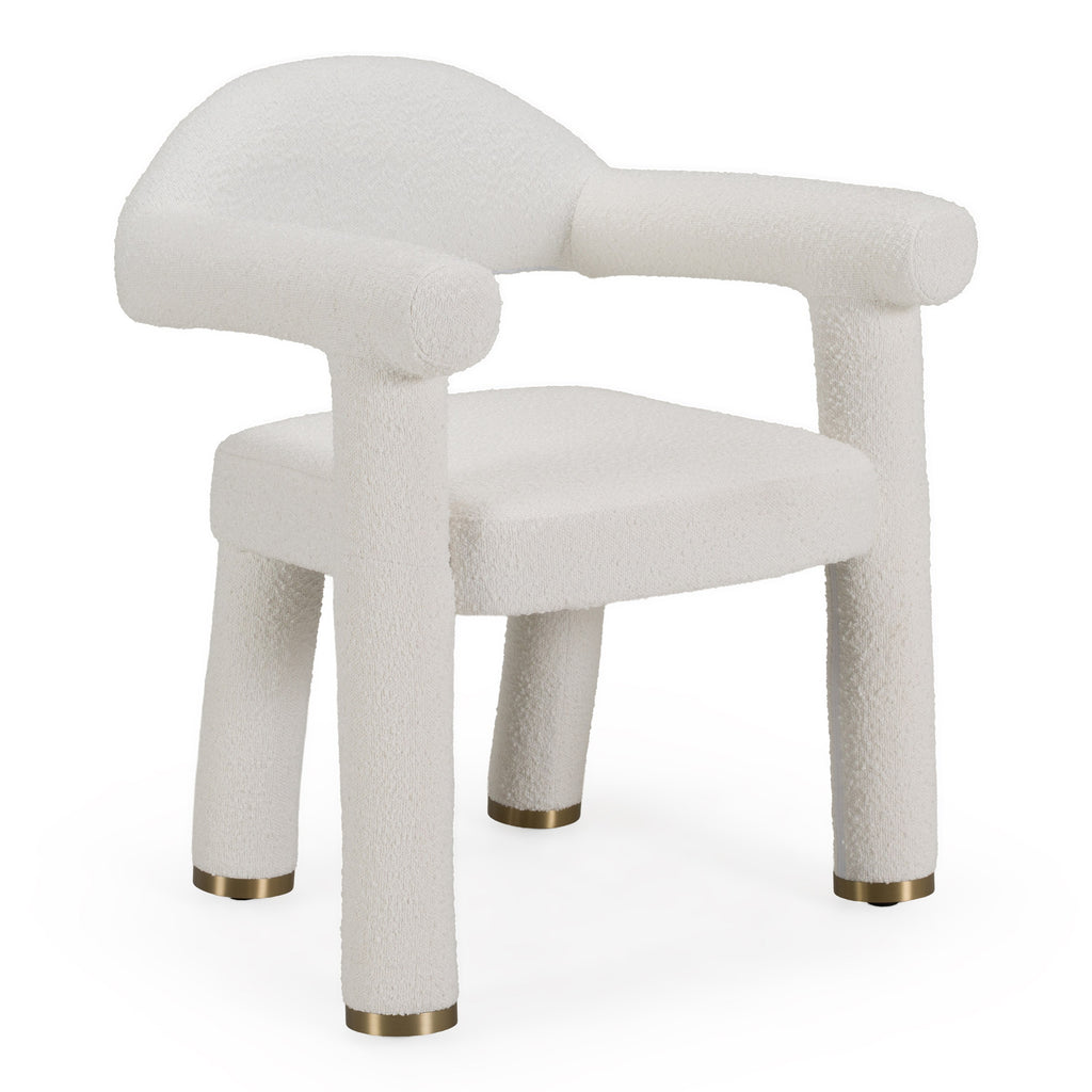 Walbrook - Modern Fabric + Gold Dining Chair - Modern Fabric + Gold Dining Chair