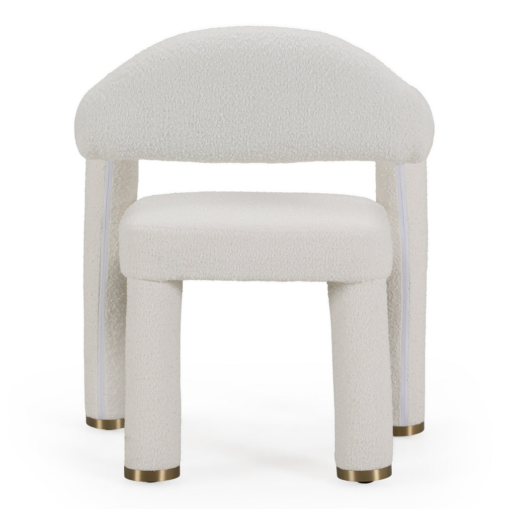 Walbrook - Modern Fabric + Gold Dining Chair - Modern Fabric + Gold Dining Chair