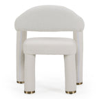 Walbrook - Modern Fabric + Gold Dining Chair - Modern Fabric + Gold Dining Chair