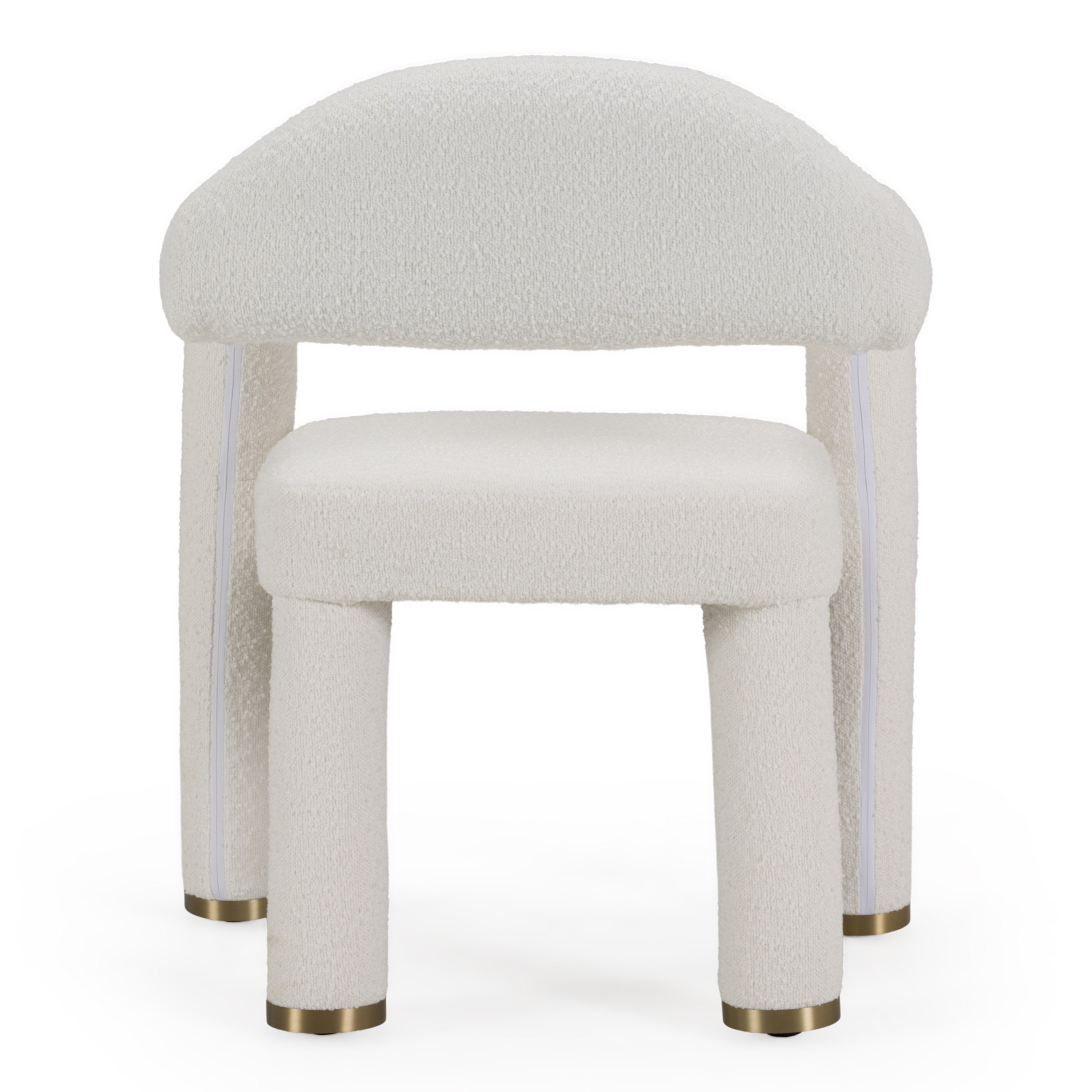Walbrook - Modern Fabric + Gold Dining Chair - Modern Fabric + Gold Dining Chair