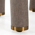 Walbrook - Modern Fabric + Gold Dining Chair - Modern Fabric + Gold Dining Chair