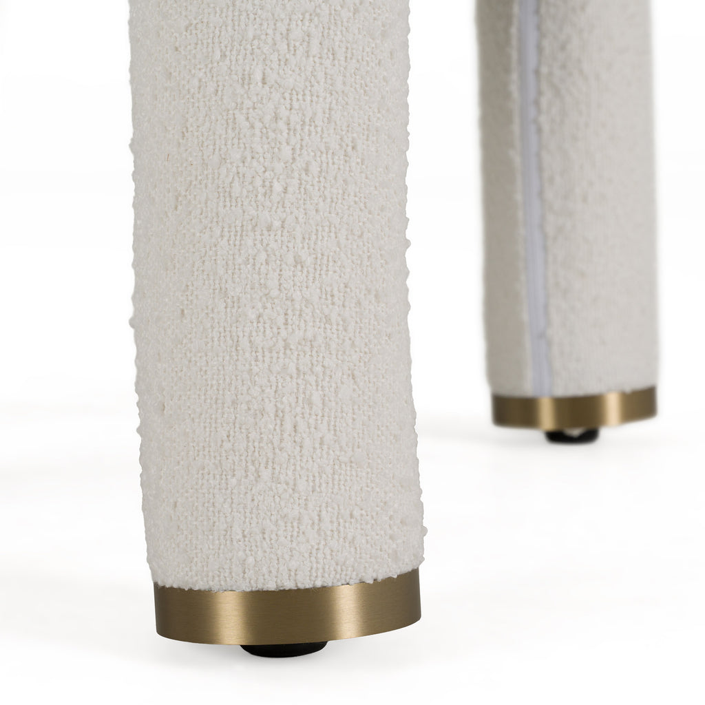 Walbrook - Modern Fabric + Gold Dining Chair - Modern Fabric + Gold Dining Chair