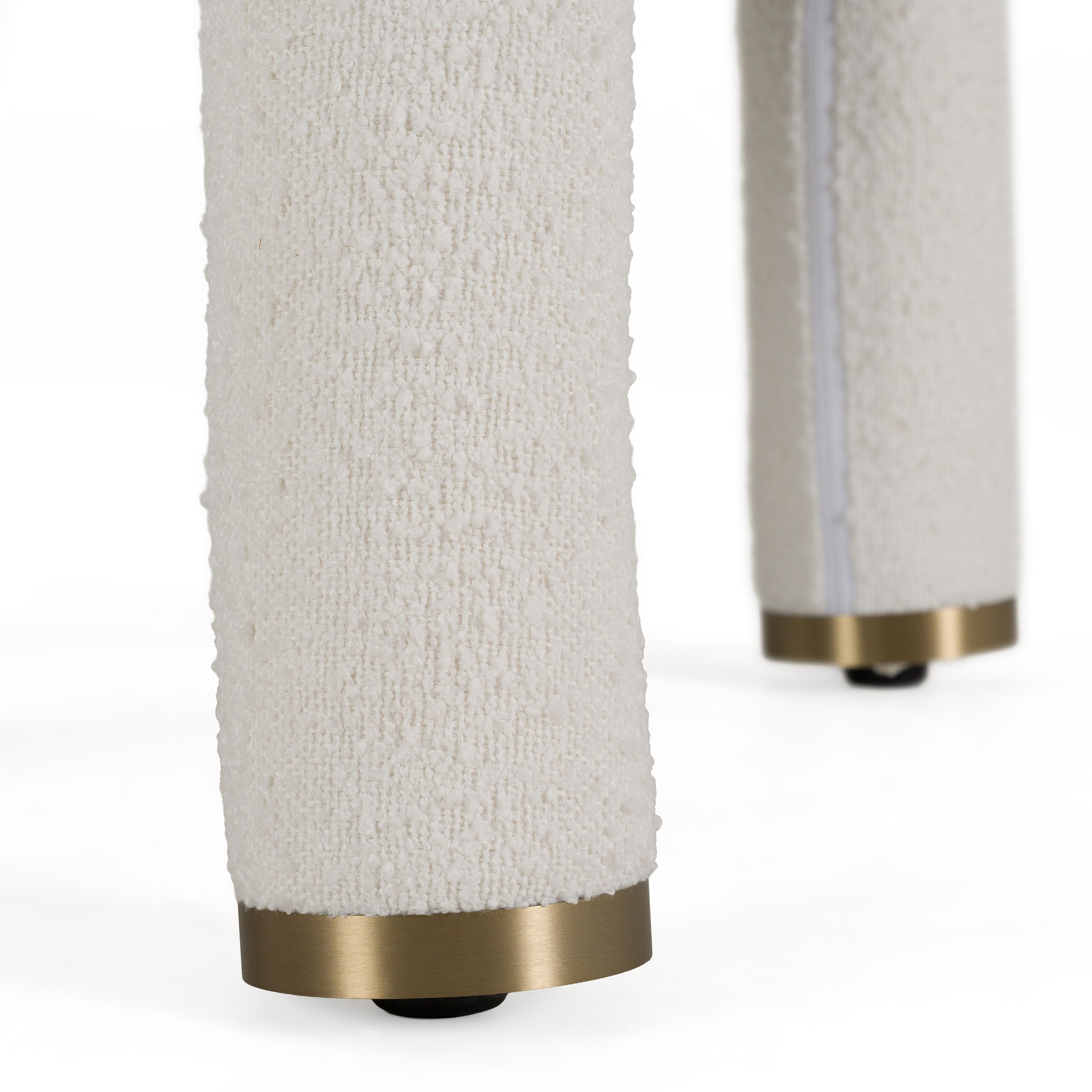 Walbrook - Modern Fabric + Gold Dining Chair - Modern Fabric + Gold Dining Chair
