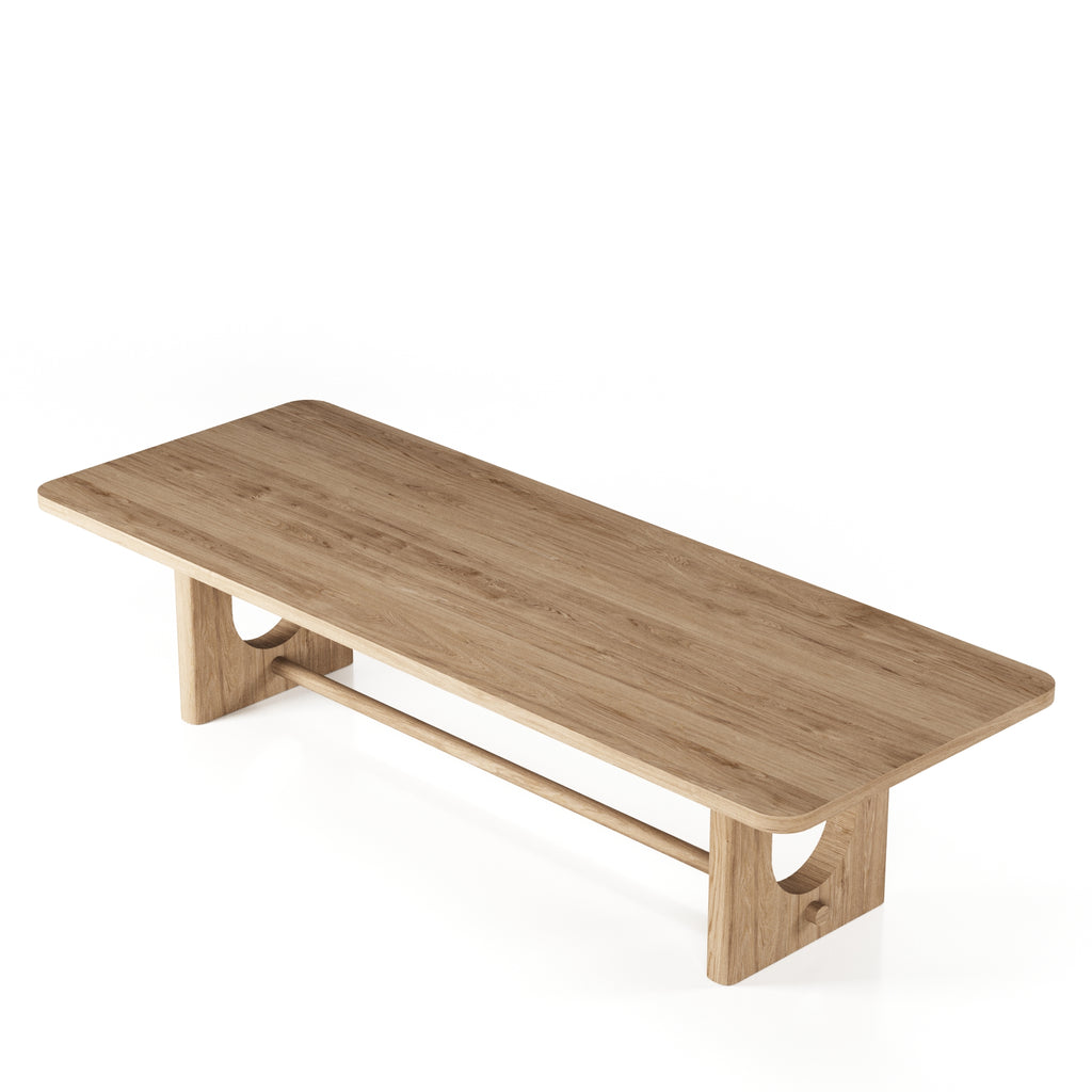 Walz - Modern Natural Oak Rectangular Dining Table