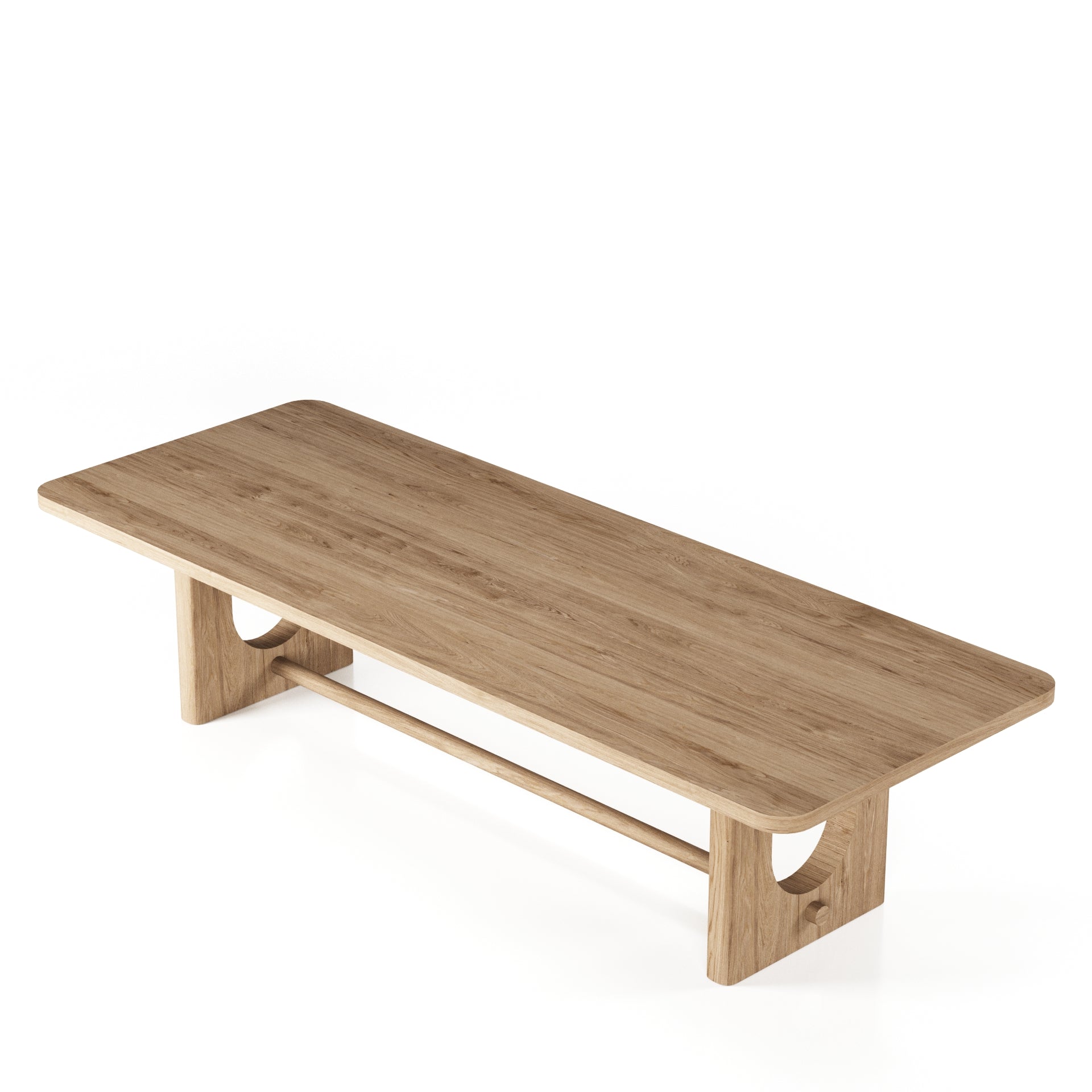 Walz - Modern Natural Oak Rectangular Dining Table