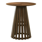 Weiss - Mid-Century Modern Walnut Round Bar Table
