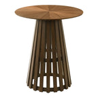 Weiss - Mid-Century Modern Walnut Round Bar Table