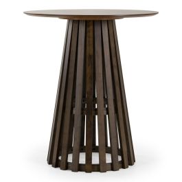 Weiss - Mid-Century Modern Wenge Round Bar Table