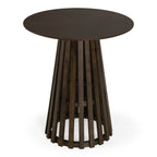 Weiss - Mid-Century Modern Wenge Round Bar Table
