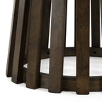 Weiss - Mid-Century Modern Wenge Round Bar Table