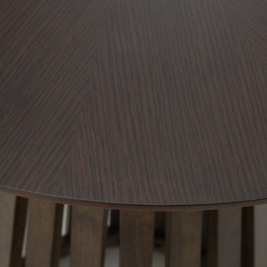 Weiss - Mid-Century Modern Wenge Round Bar Table