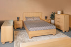 Winters - Modern Natural Oak Bedroom Set - Modern Natural Oak Bedroom Set - Queen