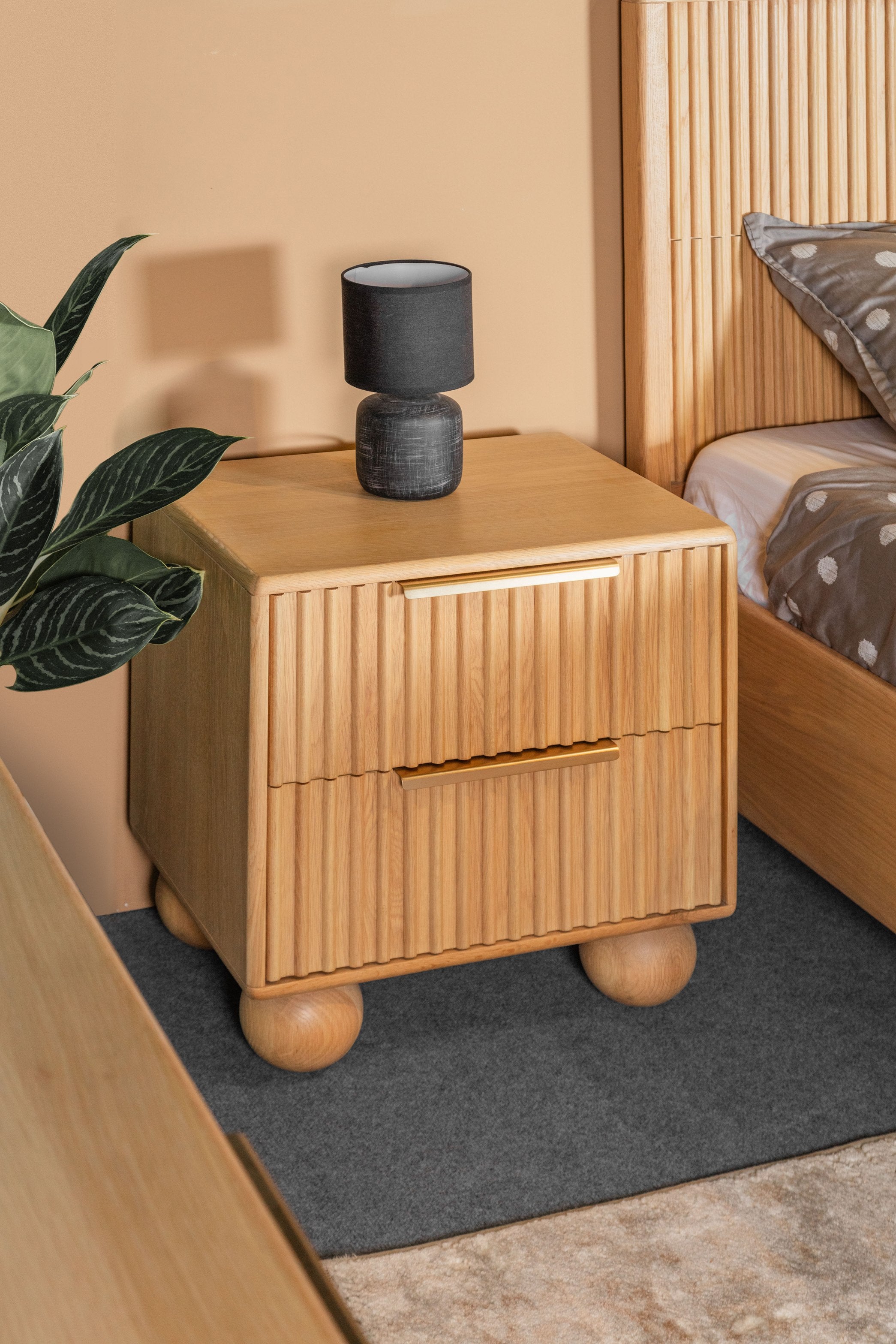 Winters - Modern Natural Oak Bedroom Set - Modern Natural Oak Bedroom Set