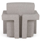 Wylie - Modern Light Grey - Beige Fabric Accent Chair