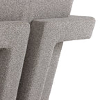 Wylie - Modern Light Grey - Beige Fabric Accent Chair