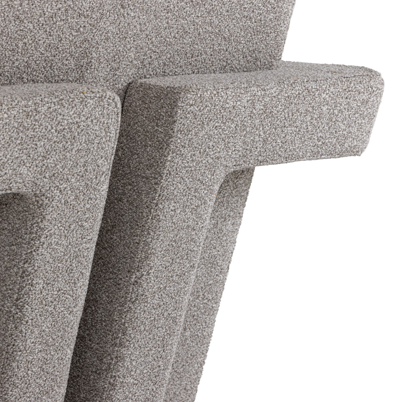 Wylie - Modern Light Grey - Beige Fabric Accent Chair