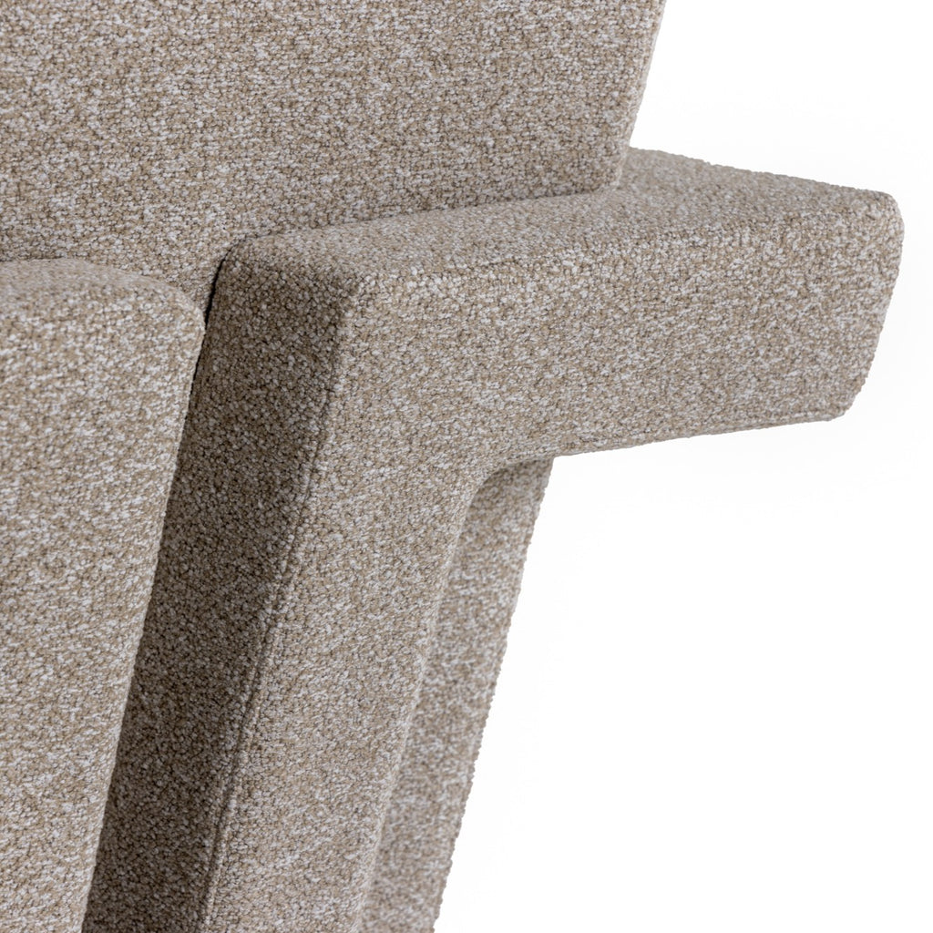 Wylie - Modern Beige Fabric Accent Chair