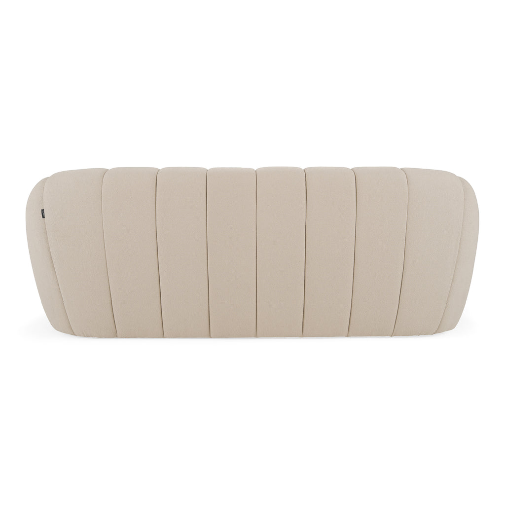 Yolonda - Modern Beige Fabric Bed - Modern Beige Fabric Bed