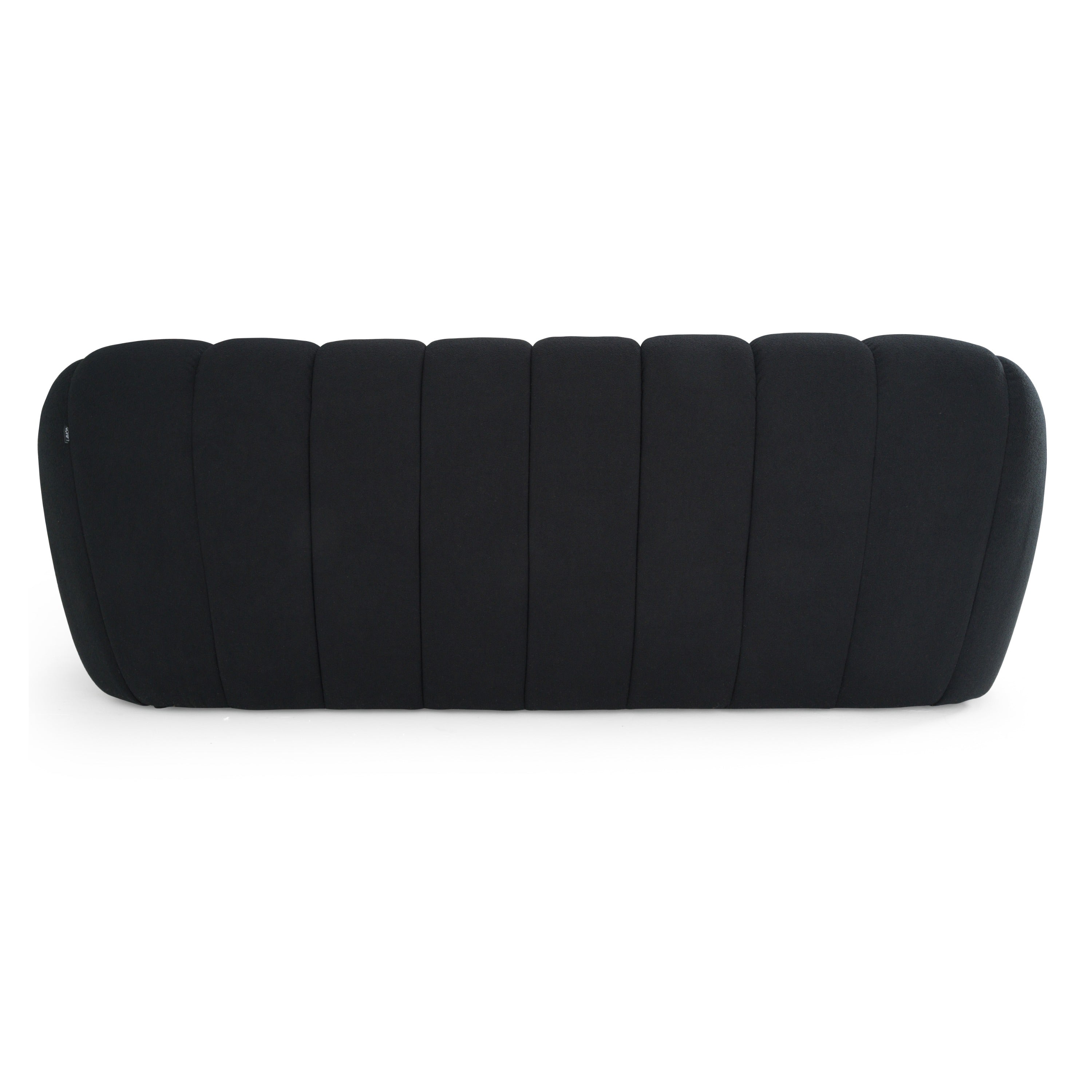 Queen Yolonda - Modern Black Fabric Bed - Modern Black Fabric Bed