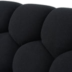 Queen Yolonda - Modern Black Fabric Bed - Modern Black Fabric Bed
