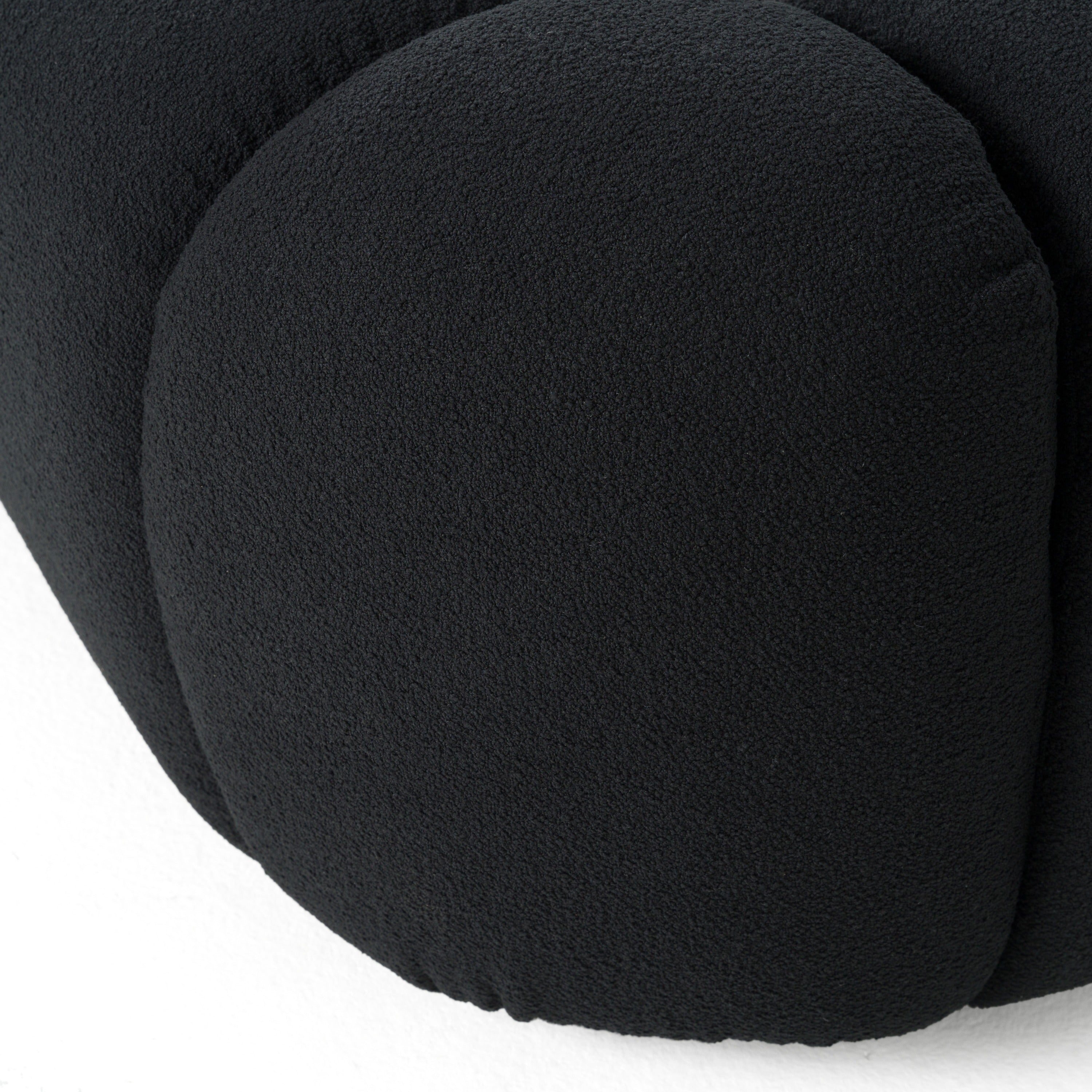 Queen Yolonda - Modern Black Fabric Bed - Modern Black Fabric Bed