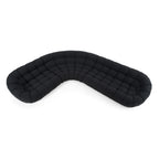 Yolonda - Black Fabric Sectional Sofa