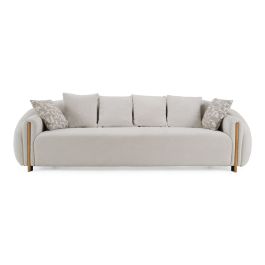 Yorba - Modern Beige Fabric Sofa