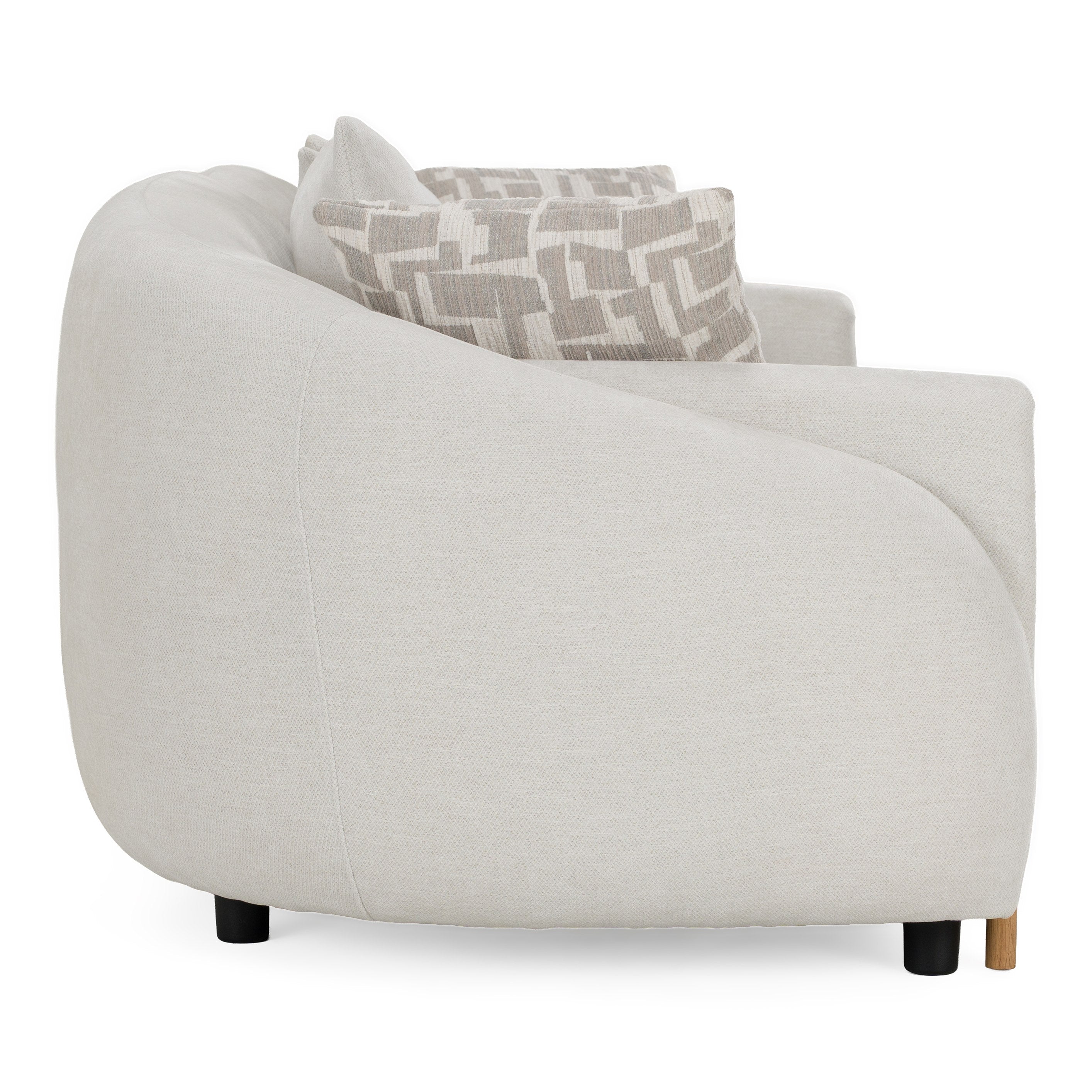 Yorba - Modern Beige Fabric Sofa