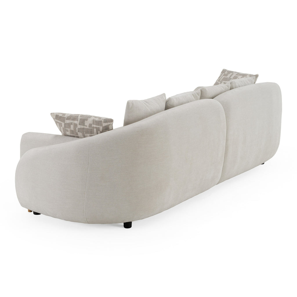 Yorba - Modern Beige Fabric Sofa